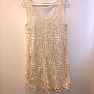 Urban Outfitters crochet white dress